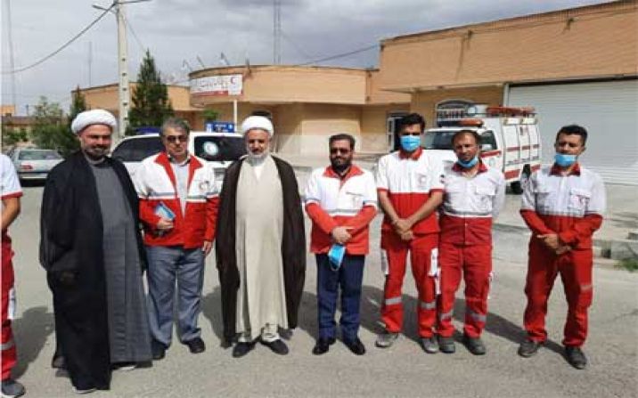بازدید نماینده مردم قم در مجلس شورای اسلامی از پایگاه امدادی سلفچگان